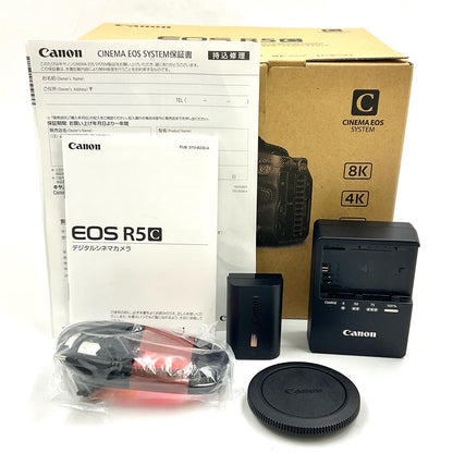 【全額返金保証】【最速発送】Canon デジタル一眼 EOS R5 C ボディ ブラック 動作確認済