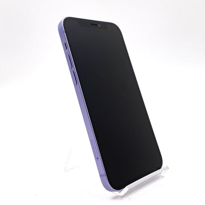 【全額返金保証】【最速発送】Apple iPhone iPhone 12 64GB パープル au 白ロム 動作確認済 80%