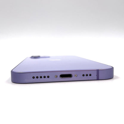 【全額返金保証】【最速発送】Apple iPhone iPhone 12 64GB パープル au 白ロム 動作確認済 80%