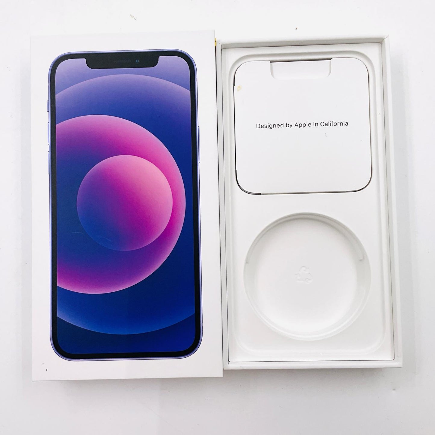 【全額返金保証】【最速発送】Apple iPhone iPhone 12 64GB パープル au 白ロム 動作確認済 80%