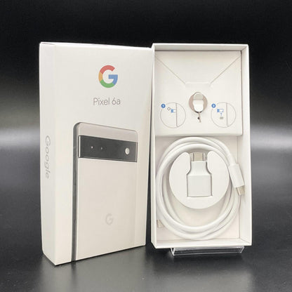 【全額返金保証】【最速発送】Google Pixel 6a 128GB Chalk SIMフリー GB17L 動作確認済