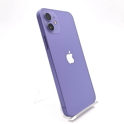 【全額返金保証】【最速発送】Apple iPhone iPhone 12 64GB パープル Softbank 白ロム 動作確認済 83%