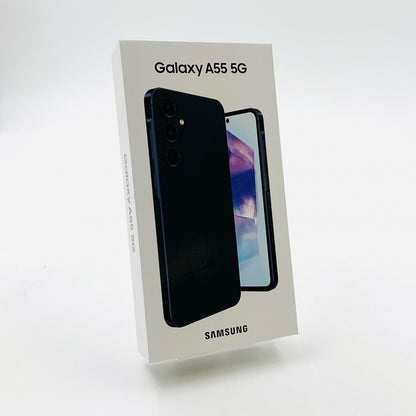 【全額返金保証】【最速発送】SAMSUNG Galaxy A55　5G 128GB オーサムネイビー SC-53E 新品未開封 即納OK