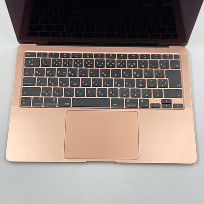 【全額返金保証】【最速発送】Apple MacBook Air 13.3インチ 2020 Apple M1 8GB SSD 256GB ゴールド 96% 美品 動作確認済