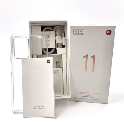 【全額返金保証】【最速発送】Xiaomi Xiaomi 11T Pro 128GB セレスティアルブルー SIMフリー 2107113SR 美品 動作確認済