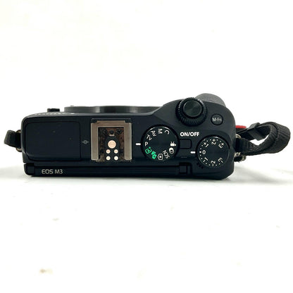 【全額返金保証】【最速発送】Canon デジタル一眼 EOS M3 ダブルズームキット2 [ブラック] 動作確認済