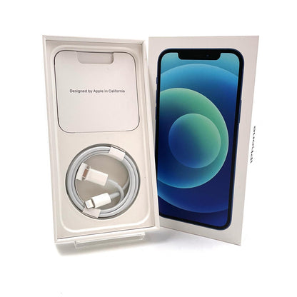 【全額返金保証】【最速発送】Apple iPhone iPhone 12 128GB ブルー Softbank 白ロム 動作確認済 82%