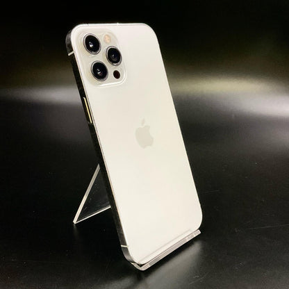 【全額返金保証】【最速発送】Apple iPhone iPhone 12 Pro Max 128GB シルバー au 動作確認済 75%