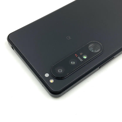 【全額返金保証】【最速発送】Sony Xperia Xperia 1 III 256GB フロストブラック docomo SO-51B 白ロム 動作確認済