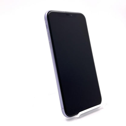 【全額返金保証】【最速発送】Apple iPhone iPhone 11 64GB パープル Softbank 白ロム 動作確認済 84%