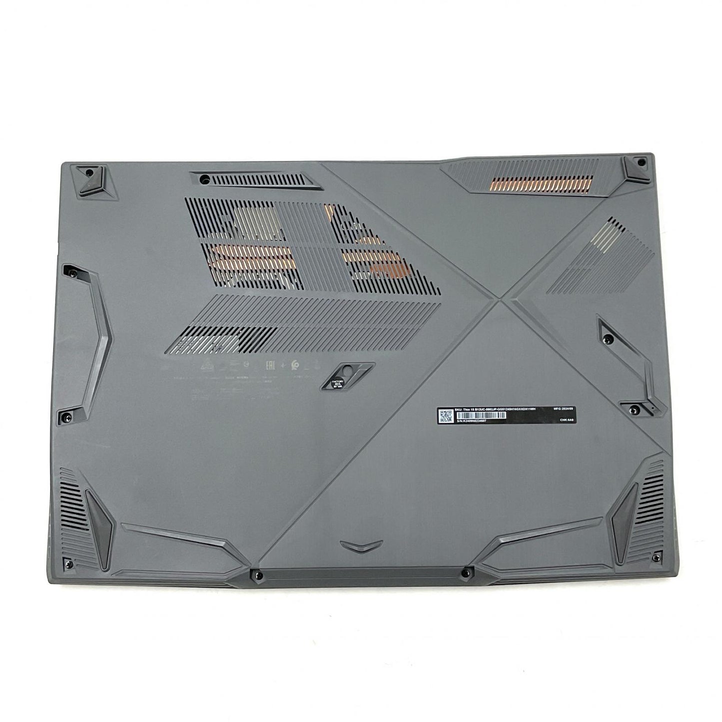 【全額返金保証】【最速発送】MSI Thin 15 B12UC MS-16R8 Intel Core i5-12450H 16GB M.2 SSD 512GB NVIDIA GeForce RTX 3050 100% 美品 動作確認済