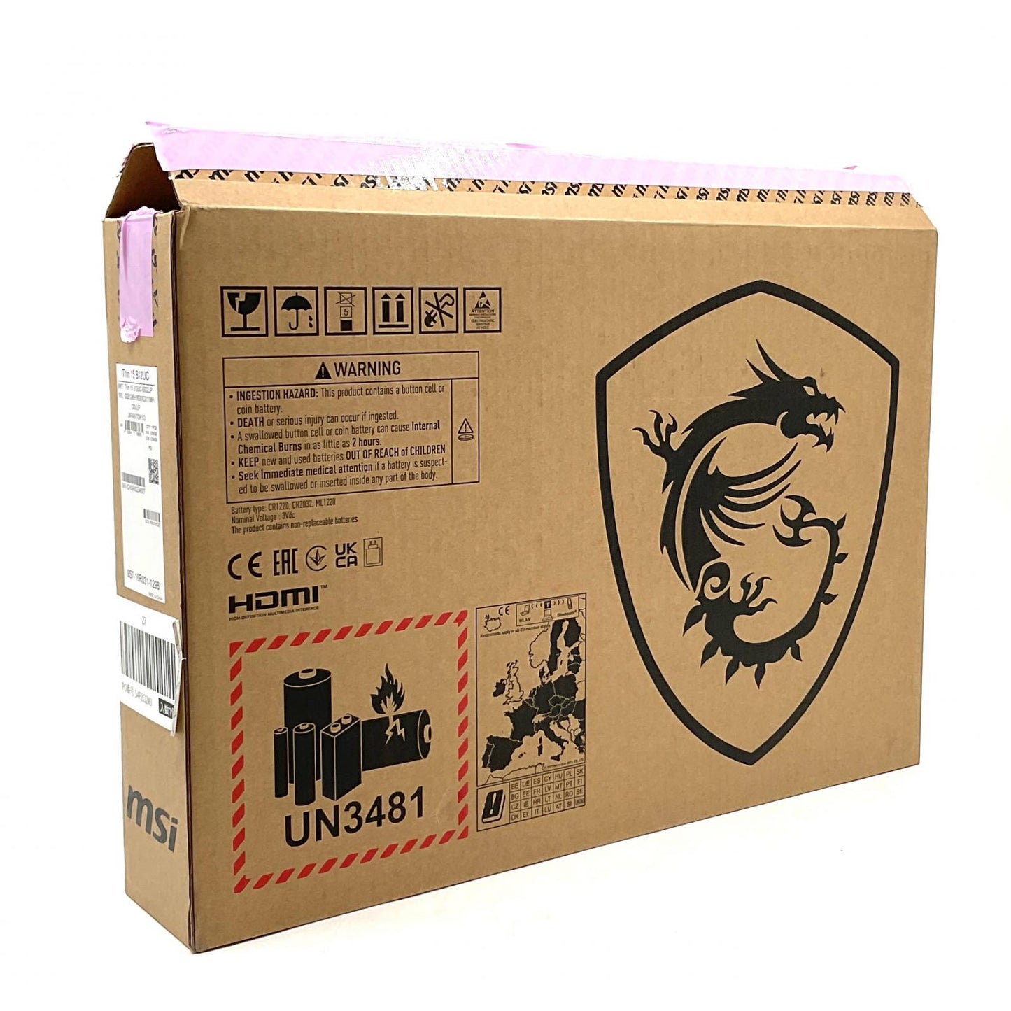 【全額返金保証】【最速発送】MSI Thin 15 B12UC MS-16R8 Intel Core i5-12450H 16GB M.2 SSD 512GB NVIDIA GeForce RTX 3050 100% 美品 動作確認済