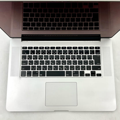 【全額返金保証】【最速発送】Apple MacBook Pro 15.4インチ 2015 2.2GHz クアッドコア Intel Core i7 16GB SSD 256GB シルバー 100% 動作確認済