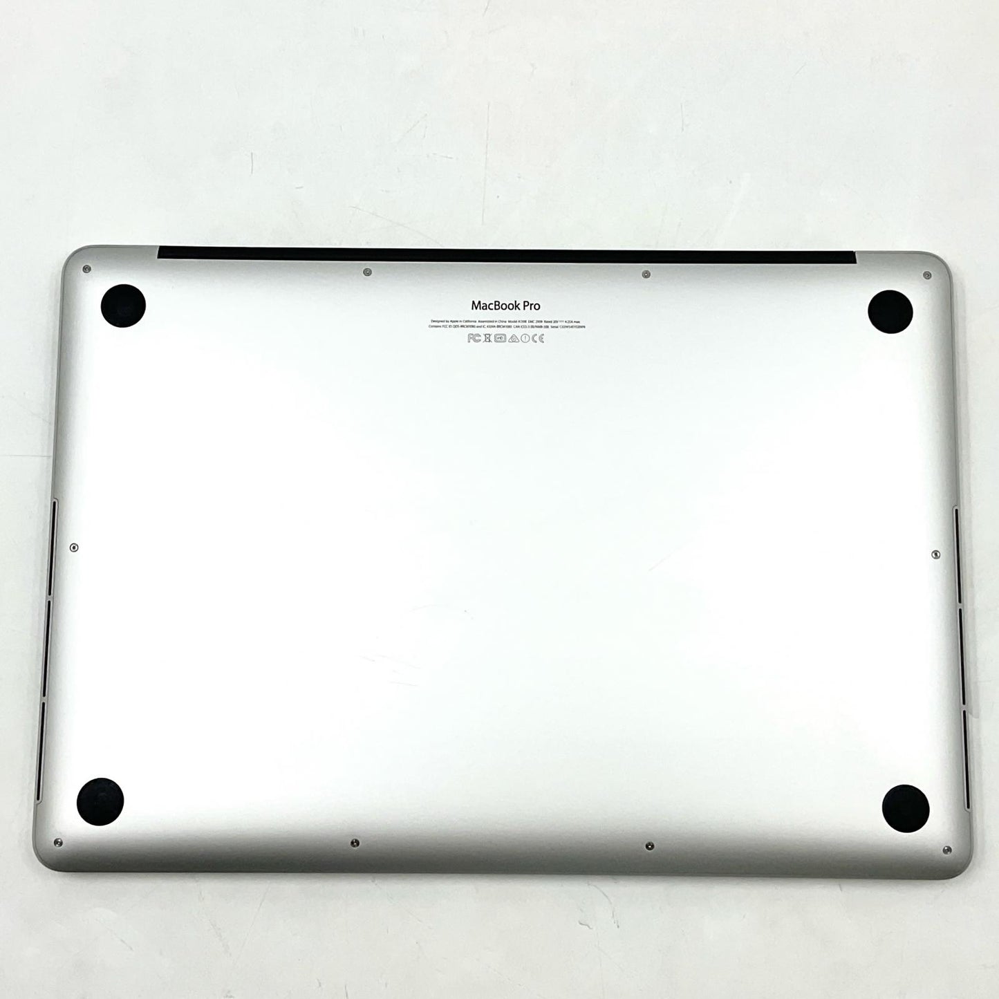 【全額返金保証】【最速発送】Apple MacBook Pro 15.4インチ 2015 2.2GHz クアッドコア Intel Core i7 16GB SSD 256GB シルバー 100% 動作確認済