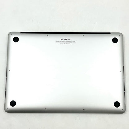 【全額返金保証】【最速発送】Apple MacBook Pro 15.4インチ 2015 2.2GHz クアッドコア Intel Core i7 16GB SSD 256GB シルバー 100% 動作確認済