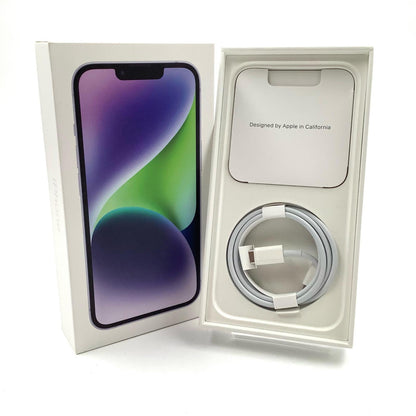 【全額返金保証】【最速発送】Apple iPhone iPhone 14 256GB パープル au 動作確認済 87%