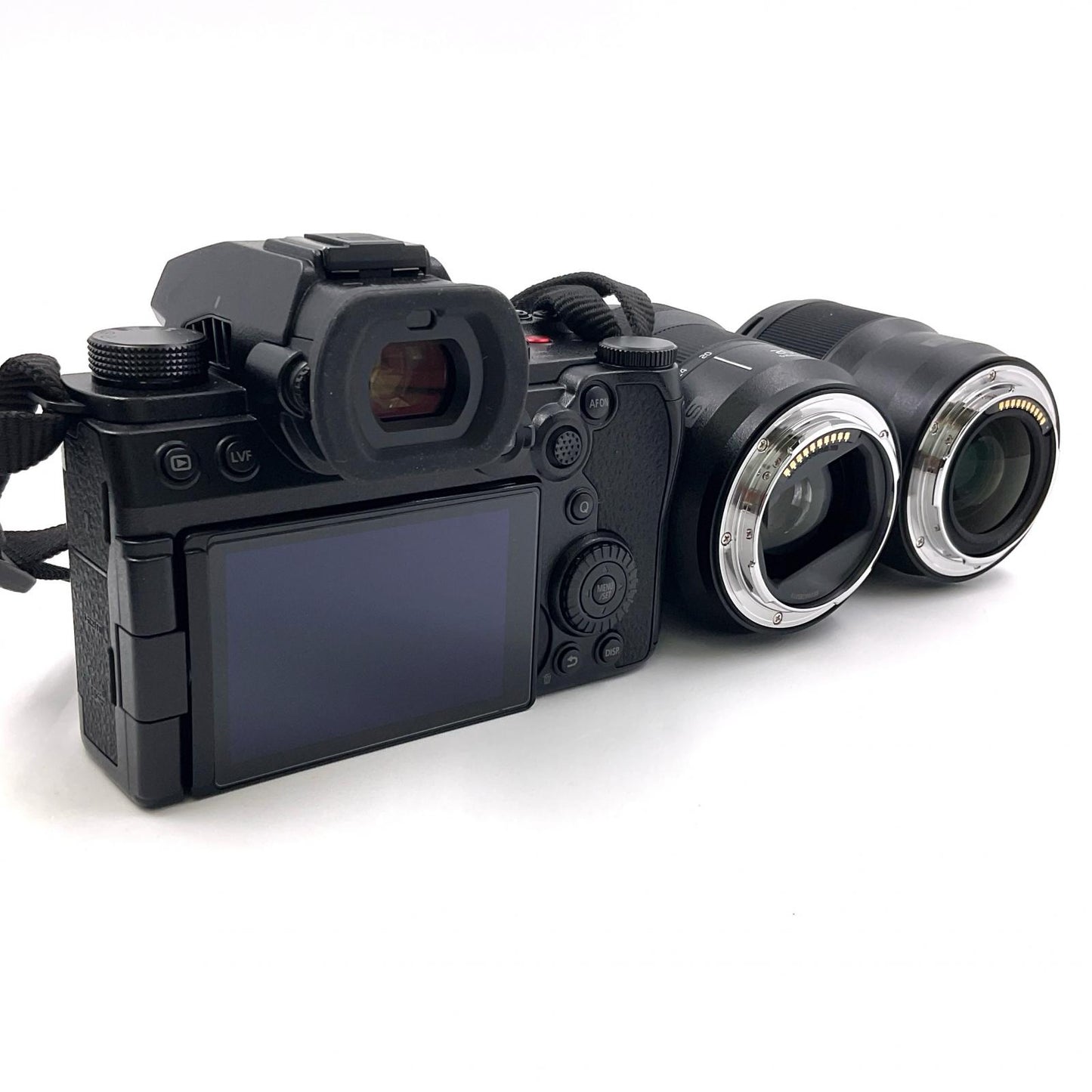 【全額返金保証】【最速発送】Panasonic デジタル一眼 LUMIX DC-S5M2XW ダブルレンズキット ブラック 動作確認済