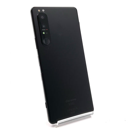 【全額返金保証】【最速発送】Sony Xperia Xperia 1 III 256GB フロストブラック docomo SO-51B 白ロム 超美品 動作確認済