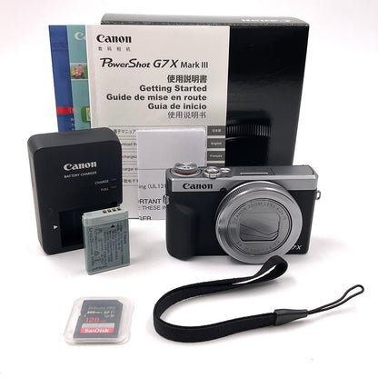 【全額返金保証】【最速発送】Canon コンパクトデジタルカメラ PowerShot G7 X Mark III 美品 動作確認済