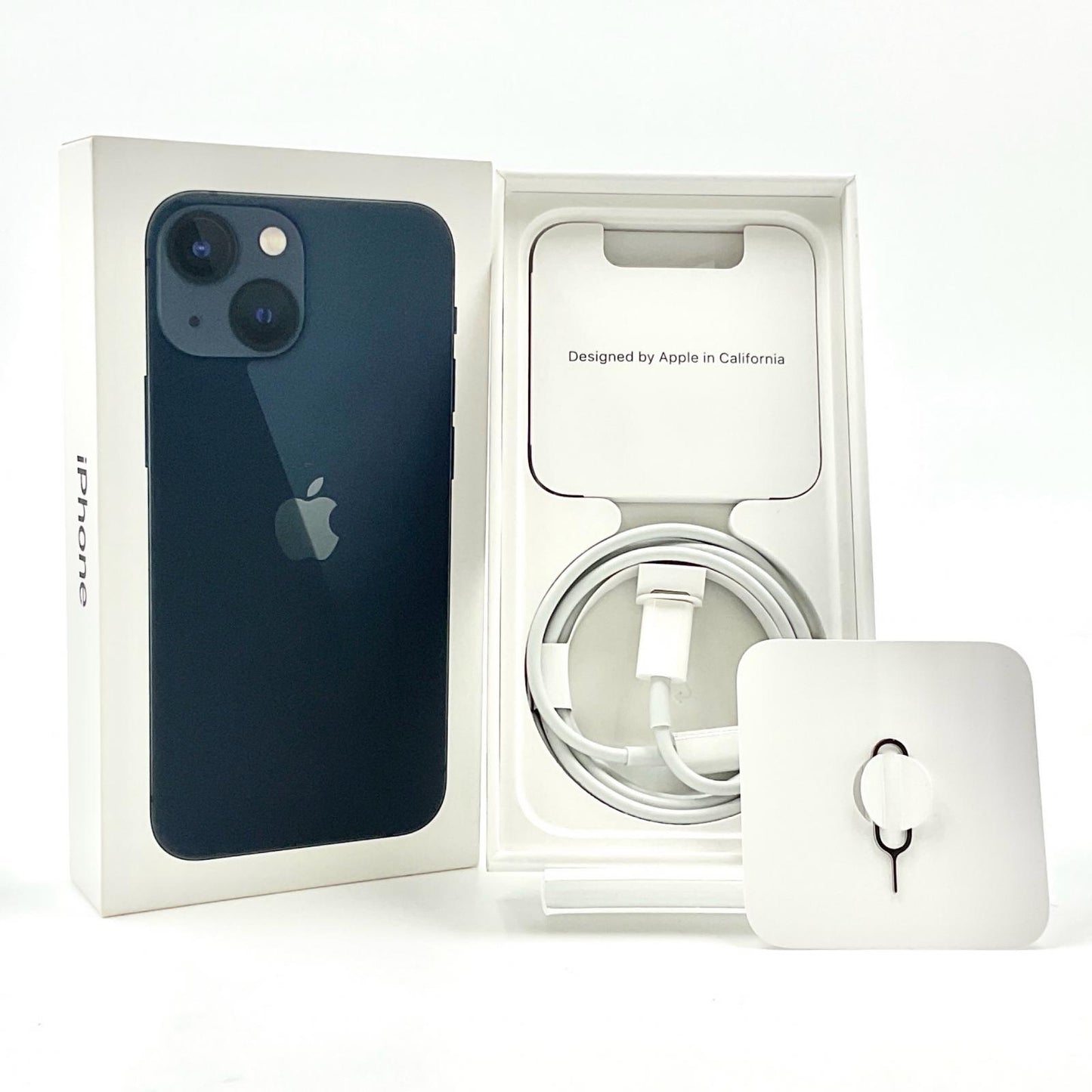 【全額返金保証】【最速発送】Apple iPhone iPhone 13 mini 128GB ミッドナイト au 白ロム 動作確認済 84%