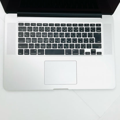 【全額返金保証】【最速発送】Apple MacBook Pro 15インチ 2012 intel core i7 8GB SSD 256GB シルバー 81.6% 動作確認済