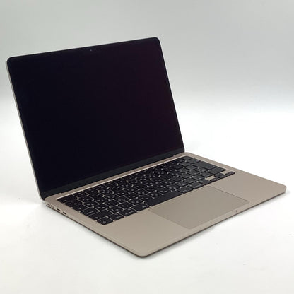 【全額返金保証】【最速発送】Apple MacBook Air 13.6インチ 2022 Apple M2 8GB SSD 256GB スターライト 100% 超美品 動作確認済