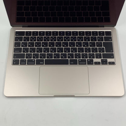 【全額返金保証】【最速発送】Apple MacBook Air 13.6インチ 2022 Apple M2 8GB SSD 256GB スターライト 100% 超美品 動作確認済
