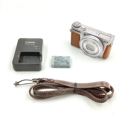 【全額返金保証】【最速発送】Canon コンパクトデジタルカメラ PowerShot G9 X Mark II [シルバー] 動作確認済