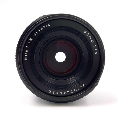 【全額返金保証】【最速発送】フォクトレンダー NOKTON classic 35mm F1.4 美品 動作確認済