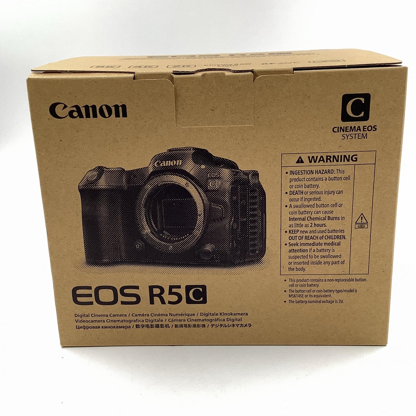 【全額返金保証】【最速発送】Canon デジタル一眼 EOS R5 C ボディ ブラック 新品未開封 即納OK