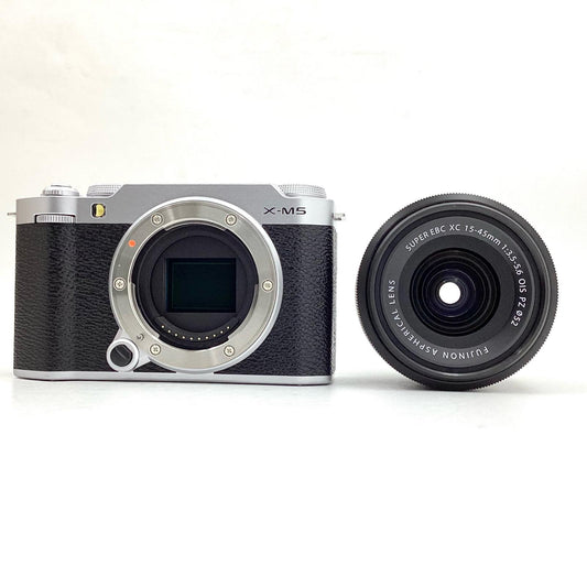 【全額返金保証】【最速発送】FUJIFILM デジタル一眼 X-M5 レンズキット [シルバー] 美品 動作確認済