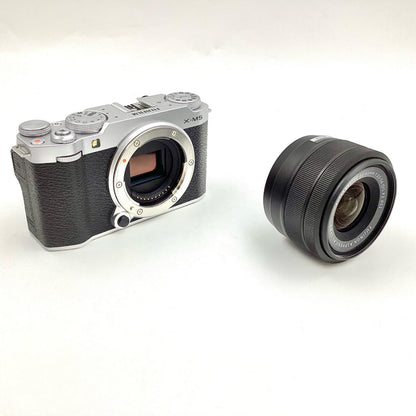 【全額返金保証】【最速発送】FUJIFILM デジタル一眼 X-M5 レンズキット [シルバー] 美品 動作確認済