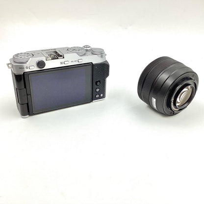 【全額返金保証】【最速発送】FUJIFILM デジタル一眼 X-M5 レンズキット [シルバー] 美品 動作確認済