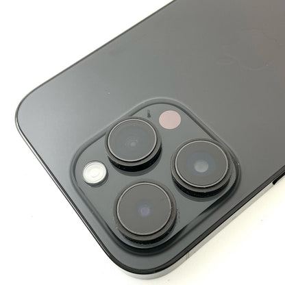 【全額返金保証】【最速発送】Apple iPhone iPhone Pro 14 Pro 256GB スペースブラック au 動作確認済 82%