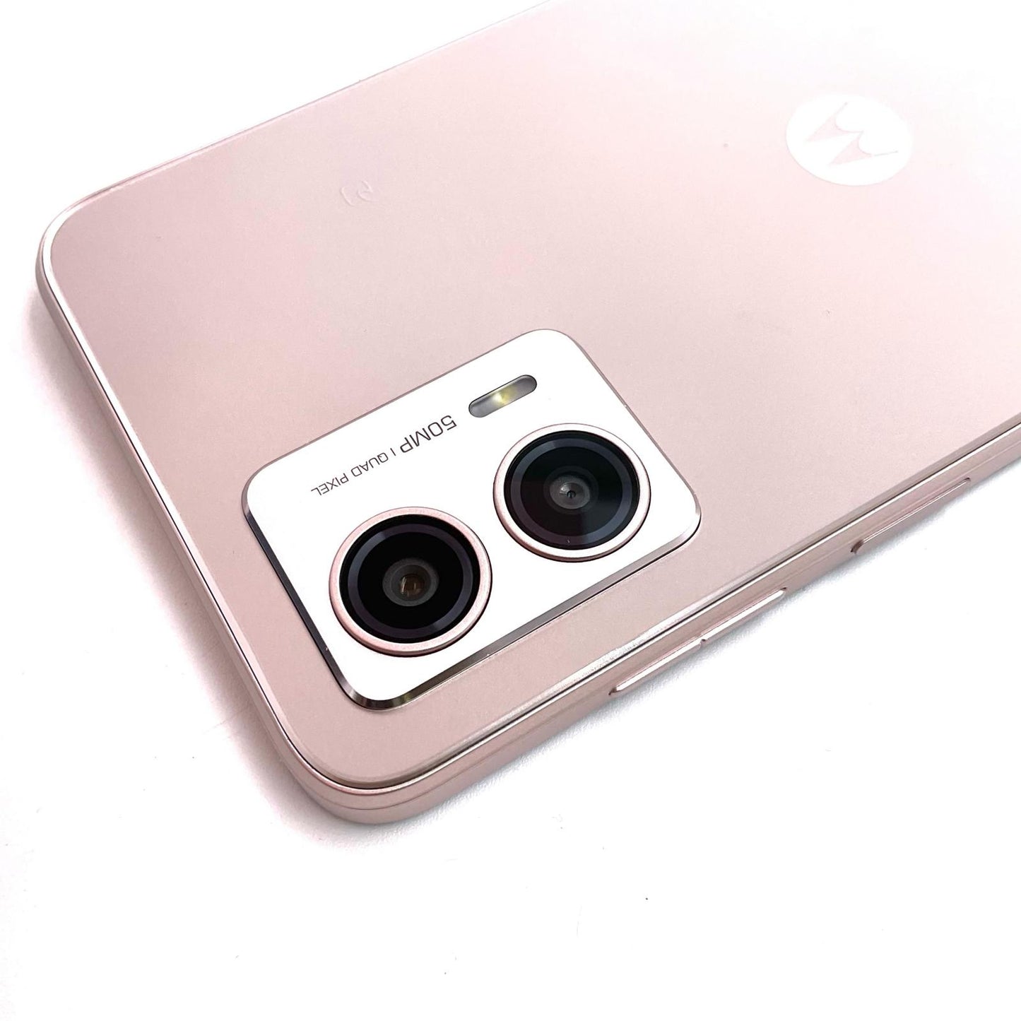 【全額返金保証】【最速発送】Motorola moto g 53y 128GB ペールピンク Softbank XT2335-4 白ロム 超美品 動作確認済