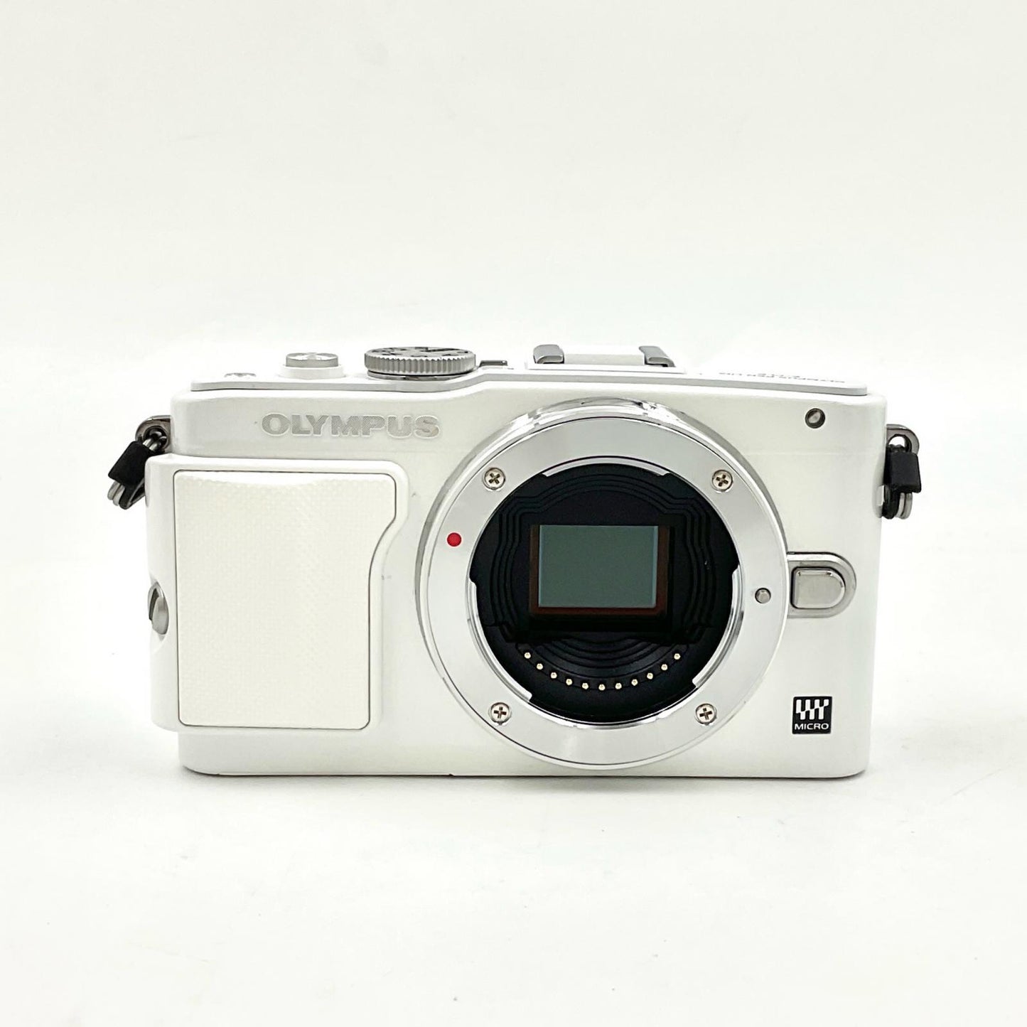 【全額返金保証】【最速発送】OLYMPUS デジタル一眼 PEN Lite E-PL6 ダブルズームキット [ホワイト] 美品 動作確認済