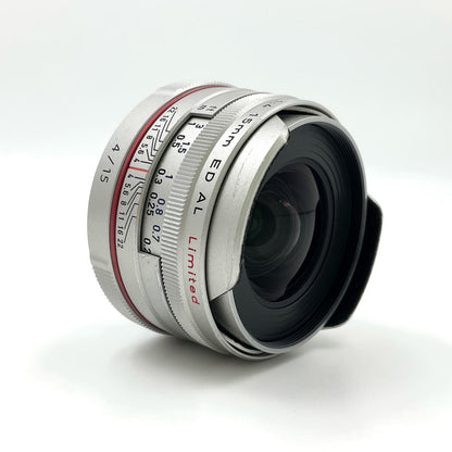 【全額返金保証】【最速発送】PENTAX HD PENTAX-DA 15mmF4ED AL Limited [シルバー] 動作確認済