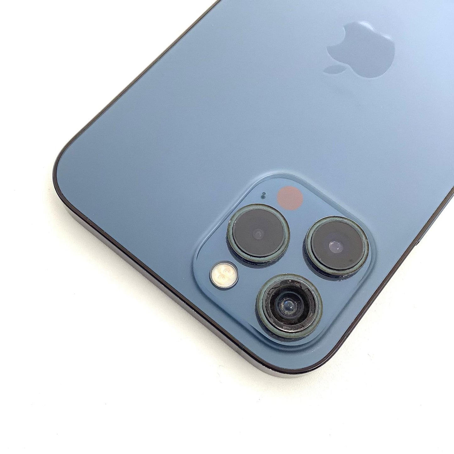 【最速発送】Apple iPhone iPhone 12 Pro Max 128GB パシフィックブルー docomo 白ロム【難有】 78%