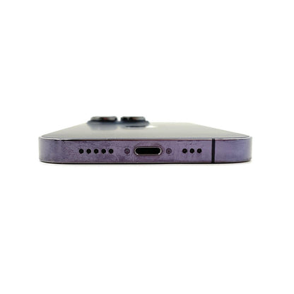 【全額返金保証】【最速発送】Apple iPhone iPhone 14 Pro 256GB ディープパープル docomo 白ロム 動作確認済 83%