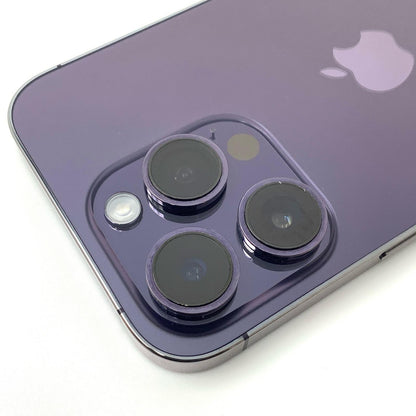 【全額返金保証】【最速発送】Apple iPhone iPhone 14 Pro 256GB ディープパープル docomo 動作確認済 84%
