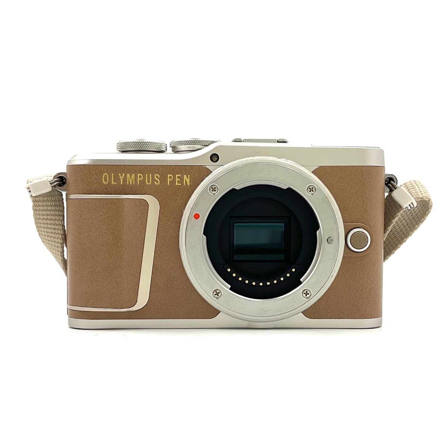 【全額返金保証】【最速発送】OLYMPUS デジタル一眼 PEN E-PL9 ボディ [ブラウン] 美品 動作確認済