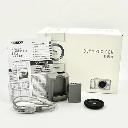 【全額返金保証】【最速発送】OLYMPUS デジタル一眼 PEN E-PL9 ボディ [ブラウン] 美品 動作確認済
