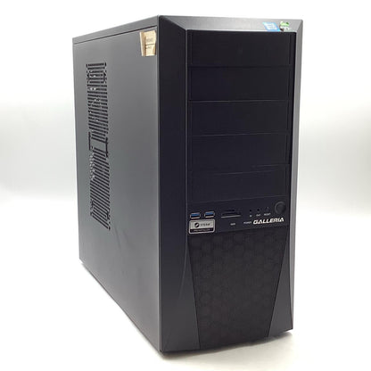 【全額返金保証】【最速発送】ドスパラ ゲーミングデスクトップPC GALEERIA ZZ intel core i9-9900KF 32GB M.2 SSD 500GB NVIDIA GeForce RTX 3060 Ti 動作確認済