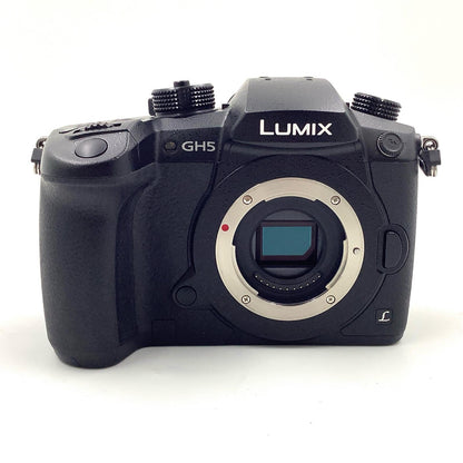 【全額返金保証】【最速発送】Panasonic デジタル一眼 LUMIX DC-GH5 ボディ ブラック 美品 動作確認済