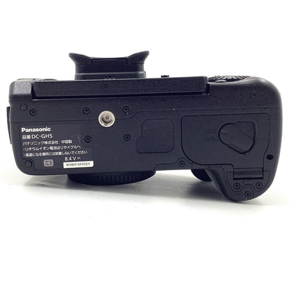 【全額返金保証】【最速発送】Panasonic デジタル一眼 LUMIX DC-GH5 ボディ ブラック 美品 動作確認済
