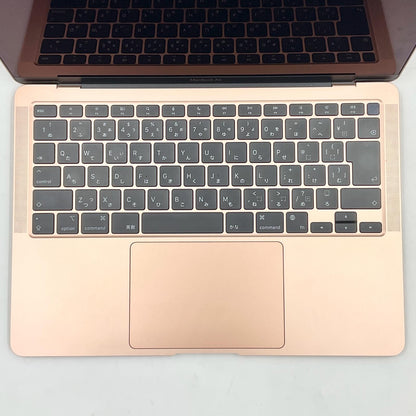 【全額返金保証】【最速発送】Apple MacBook Air 13.3インチ 2020 Apple M1 8GB SSD 256GB ゴールド 94.5% 動作確認済