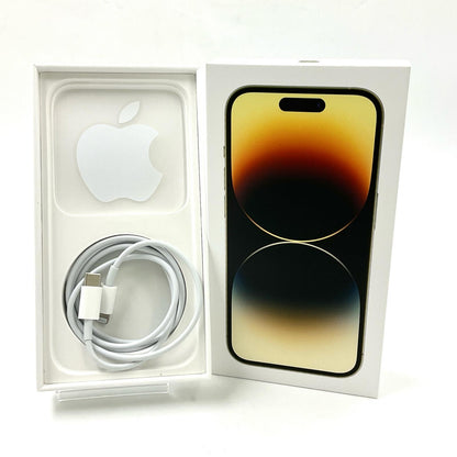 【全額返金保証】【最速発送】Apple iPhone iPhone 14 Pro 256GB ゴールド SIMフリー 動作確認済 82%