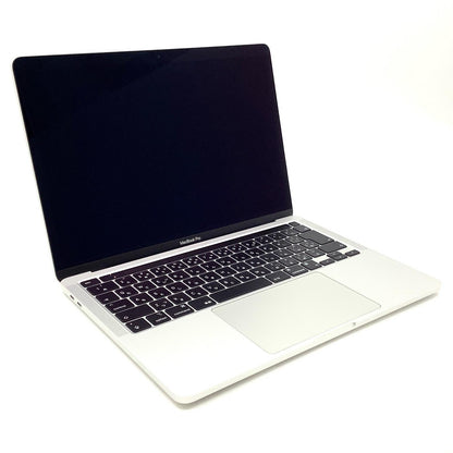 【全額返金保証】【最速発送】Apple MacBook Pro 13インチ 2020 Apple M1 16GB SSD 256GB シルバー 90% 動作確認済