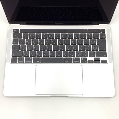 【全額返金保証】【最速発送】Apple MacBook Pro 13インチ 2020 Apple M1 16GB SSD 256GB シルバー 90% 動作確認済