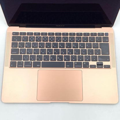 【全額返金保証】【最速発送】Apple MacBook Air 13インチ Apple M1 8GB SSD 256GB ゴールド 100% 動作確認済